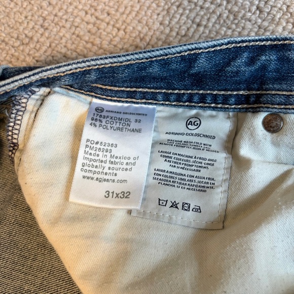 Ag Adriano Goldschmied Denim 360 Men’s Slim Jeans (31x30) - Picture 4 of 6